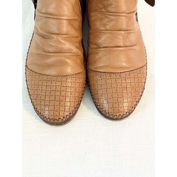Spring Step‎ Women's Pomeroy Chelsea Boot Leather Sz 10.5-11. Camel Color - Picture 10 of 14